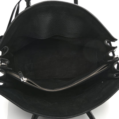 Saint Laurent Grained Calfskin Medium Souple Sac De Jour Black 9 of 29