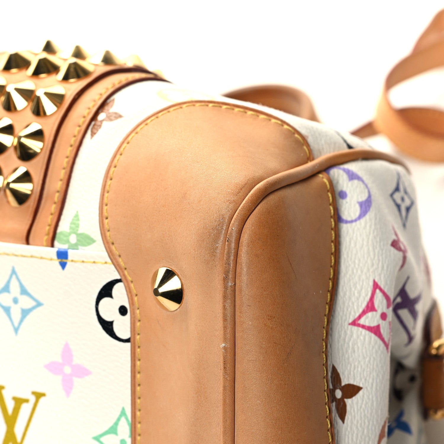 Louis Vuitton Monogram Multicolor Courtney MM White 11 of 13