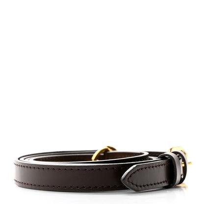 Louis Vuitton Calfskin 16mm Adjustable Shoulder Strap Brown 2 of 6