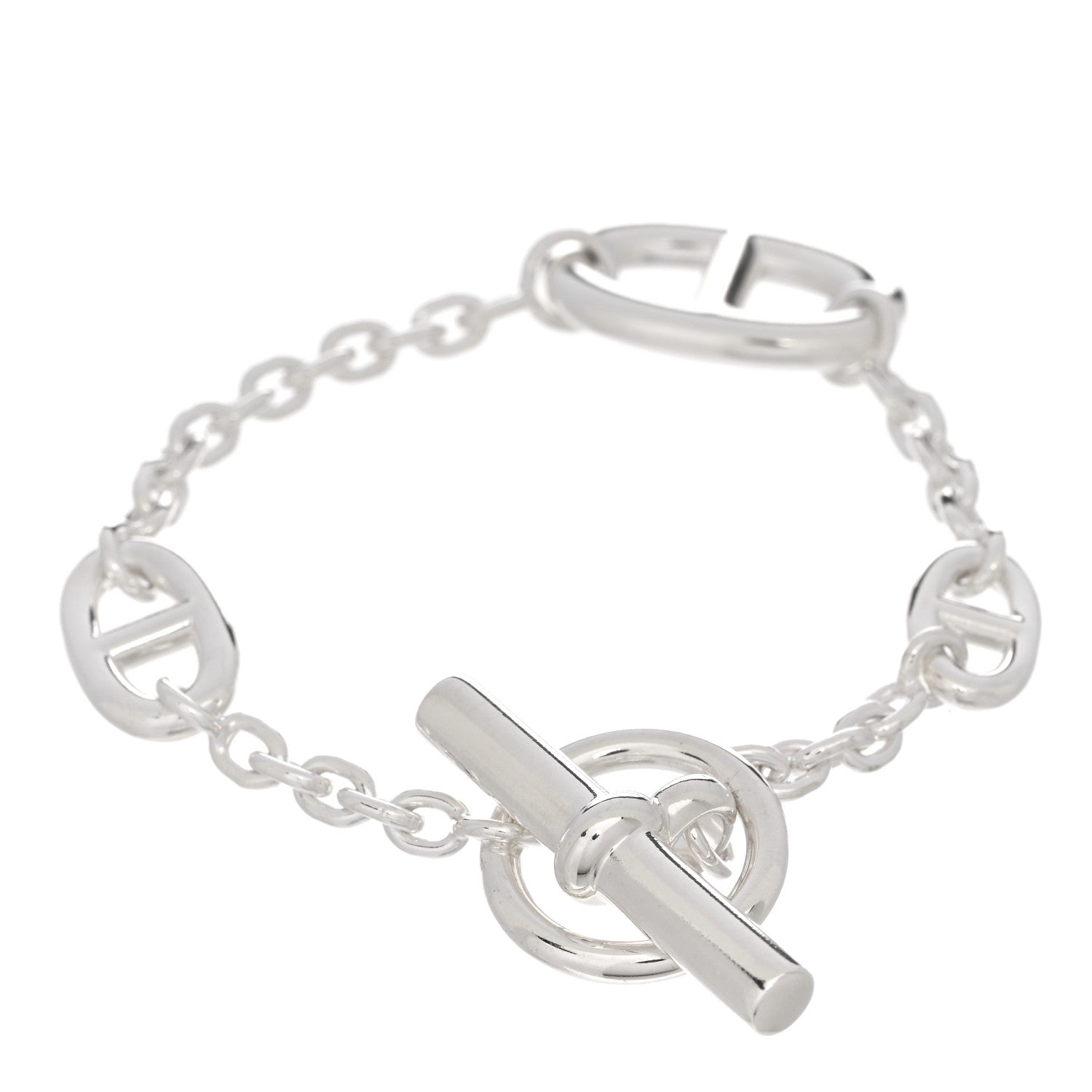 Hermes Sterling Silver Farandole Bracelet ST 2 of 4