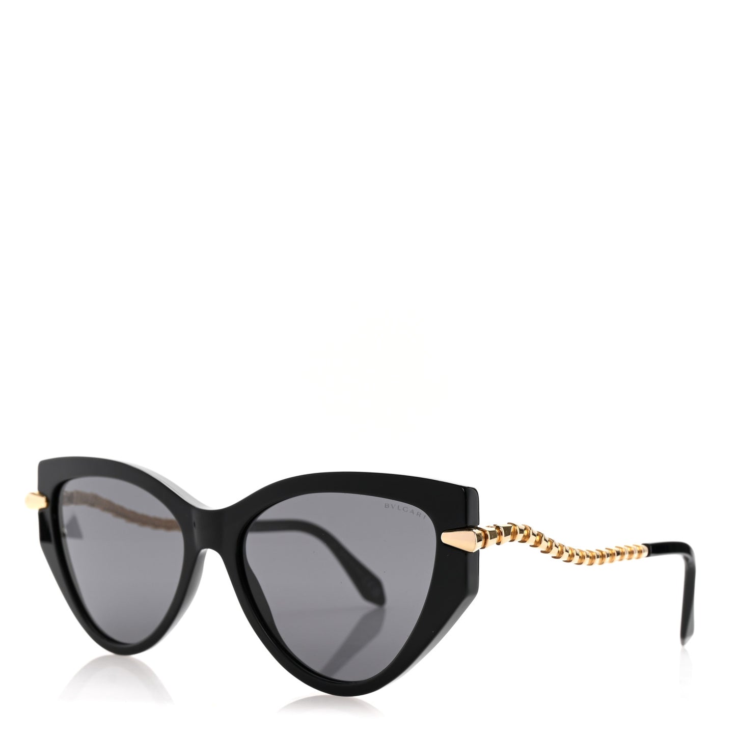 Serpenti Cat Eye Sunglasses Black