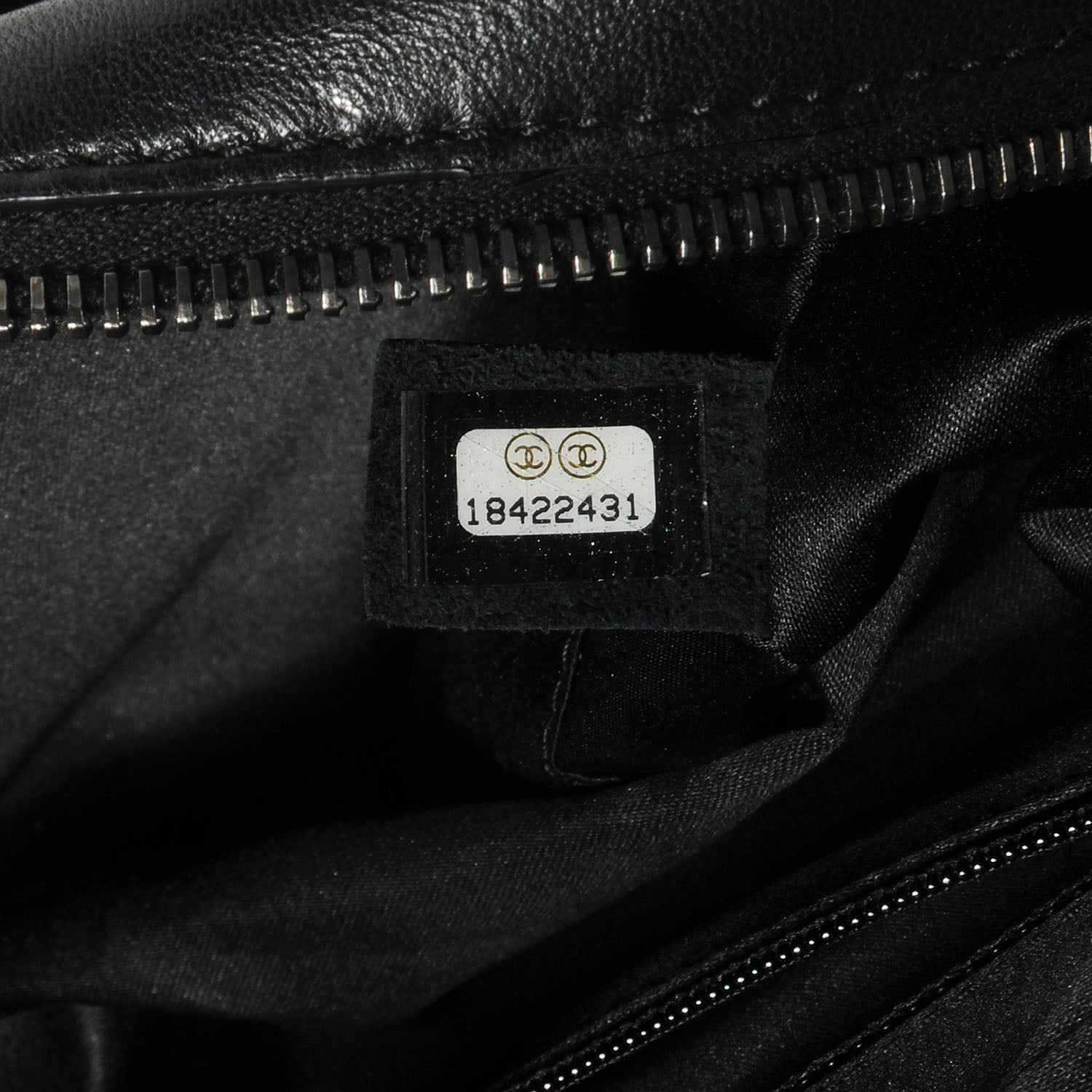 Chanel Lambskin Quilted Citizen Zip Large Flap Black 7 of 8