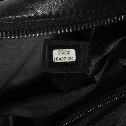 Chanel Lambskin Quilted Citizen Zip Large Flap Black 7 of 8