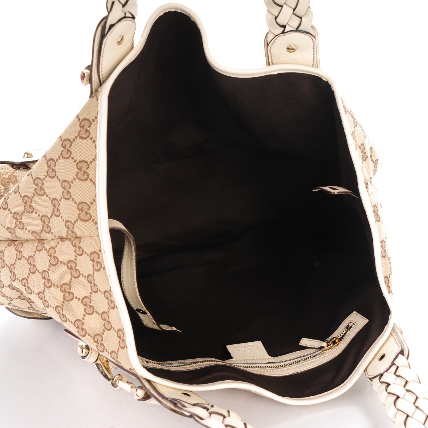 Gucci Monogram Medium Pelham Shoulder Bag Off White 5 of 7