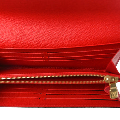 Louis Vuitton Monogram Sarah Wallet NM Coquelicot 5 of 9