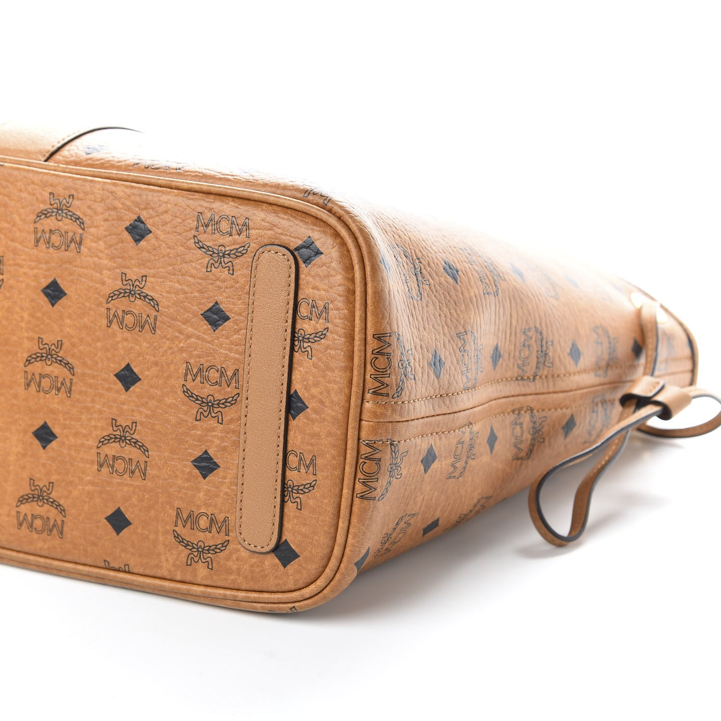 Visetos Medium Liz Reversible Shopper Tote Cognac