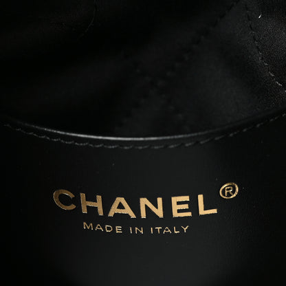 Chanel Shiny Caviar Quilted Monochrome Mini Chanel 22 Black 6 of 10