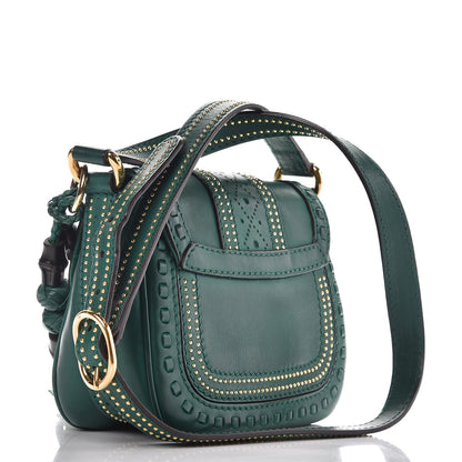 Gucci Calfskin Small Snaffle Bit Shoulder Bag Green 3 of 10