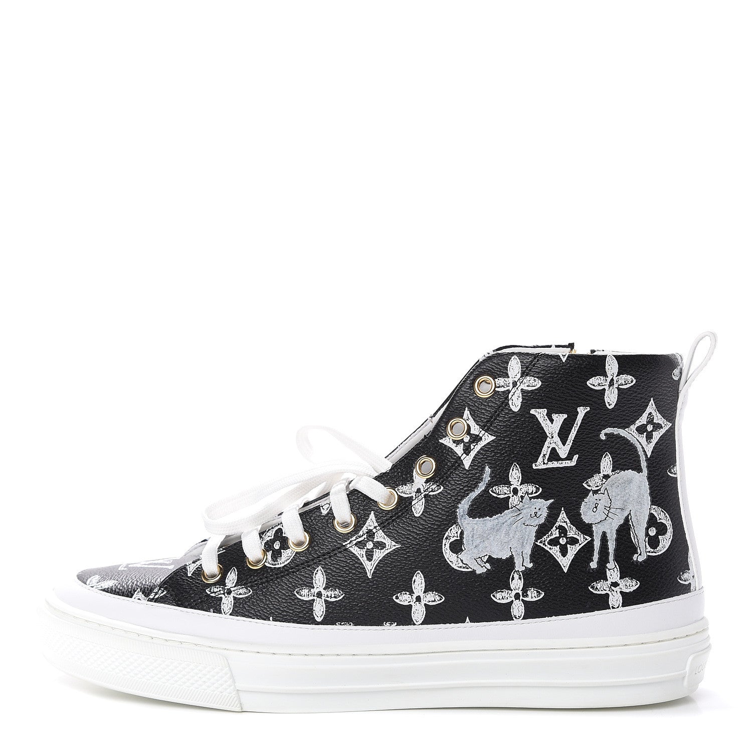 Louis Vuitton Catogram Stellar Sneaker Boots 40 Black 1 of 9