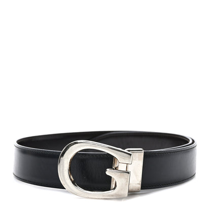 Gucci Calfskin Reversible G Buckle Belt 70 28 Black 1 of 4