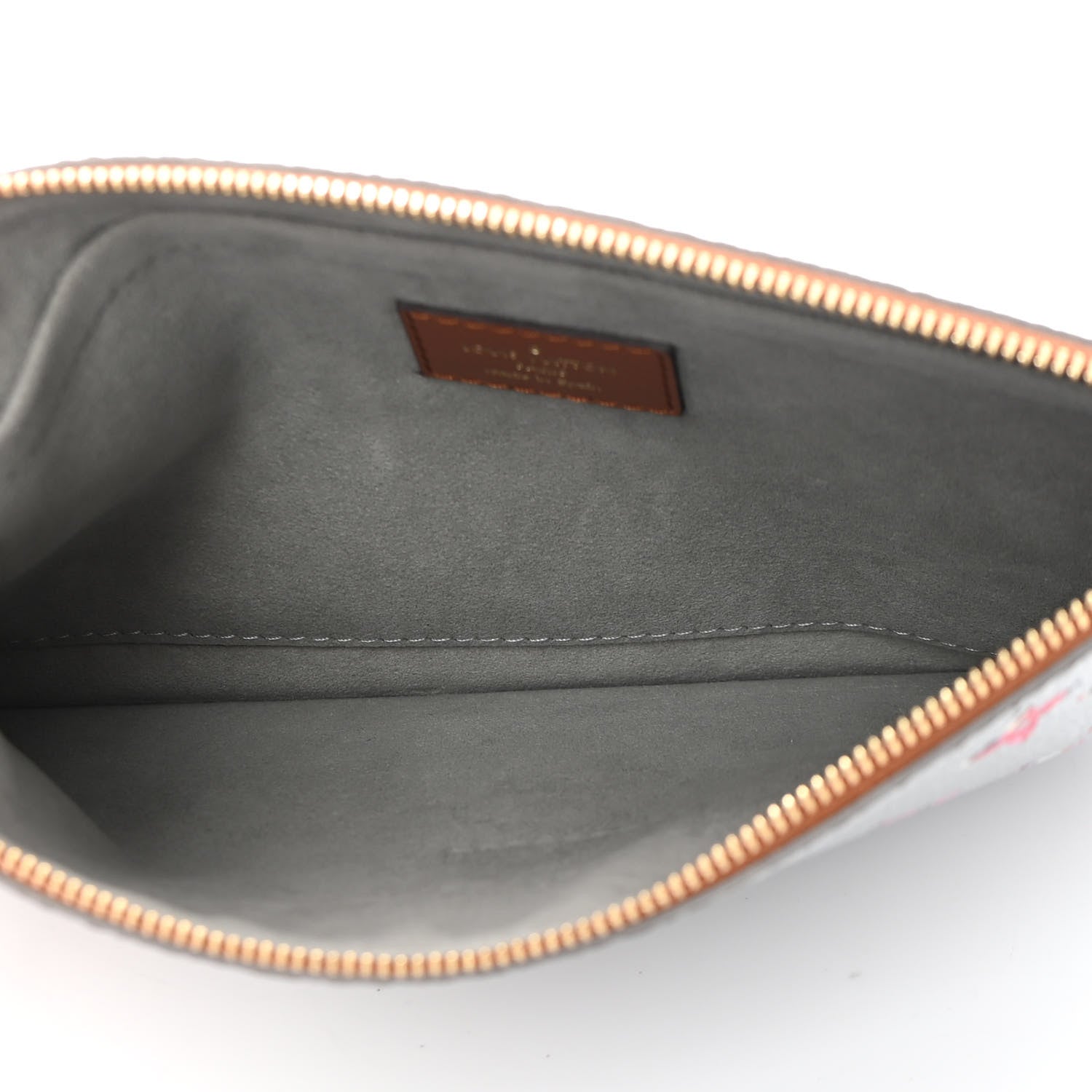 Louis Vuitton Metallic Monogram LV Garden Neverfull MM GM Pochette Silver 5 of 8