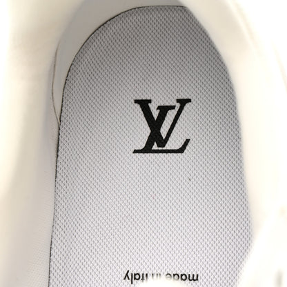 Louis Vuitton Calfskin Monogram Mens LV Trainer Sneakers 10 White 8 of 10