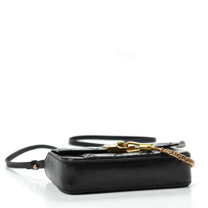 Givenchy Goatskin Quilted GV3 Mini Pocket Convertible Bag Black 4 of 10