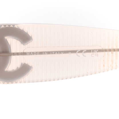 Chanel Acetate Rectangle Sunglasses 5493 Grey 6 of 8