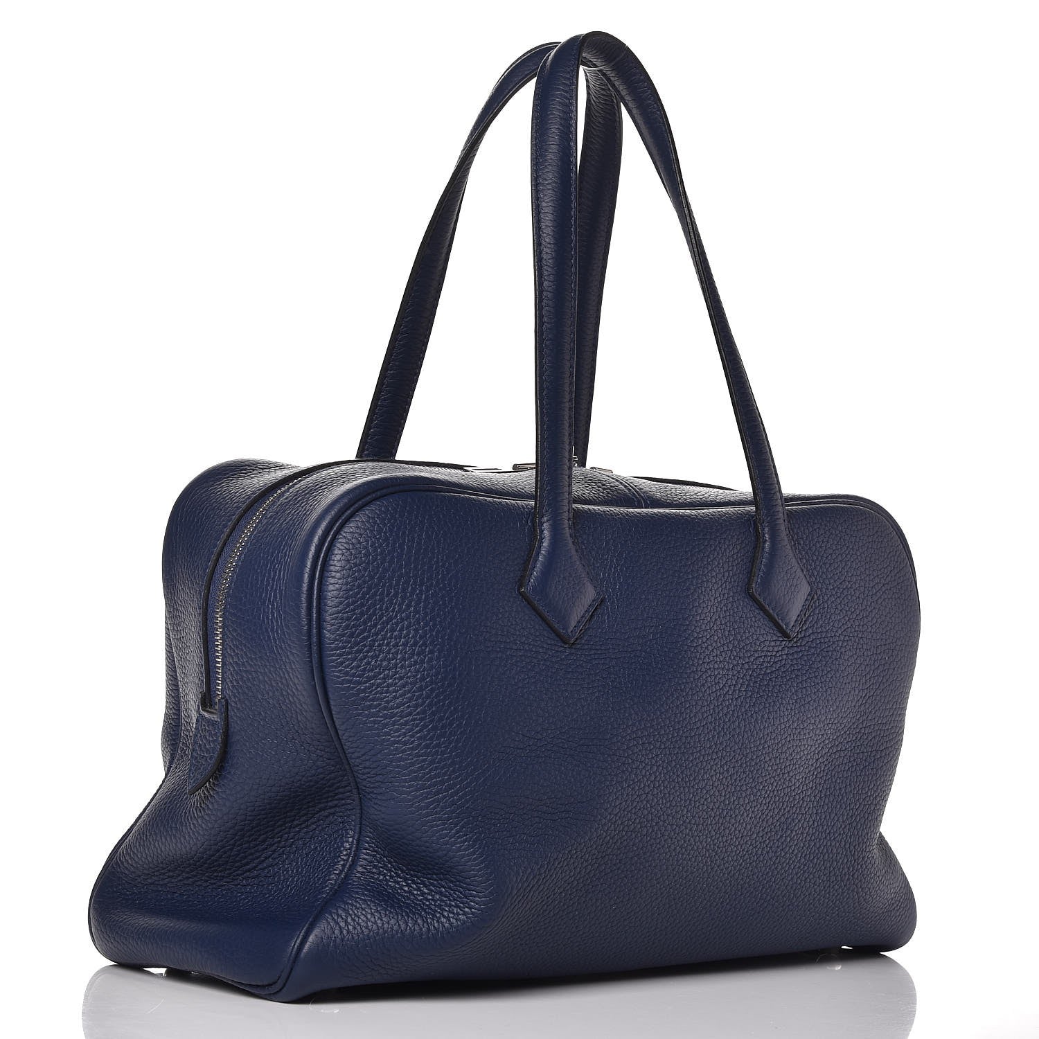 Hermes Taurillon Clemence Victoria II 35 Bleu Nuit 3 of 8