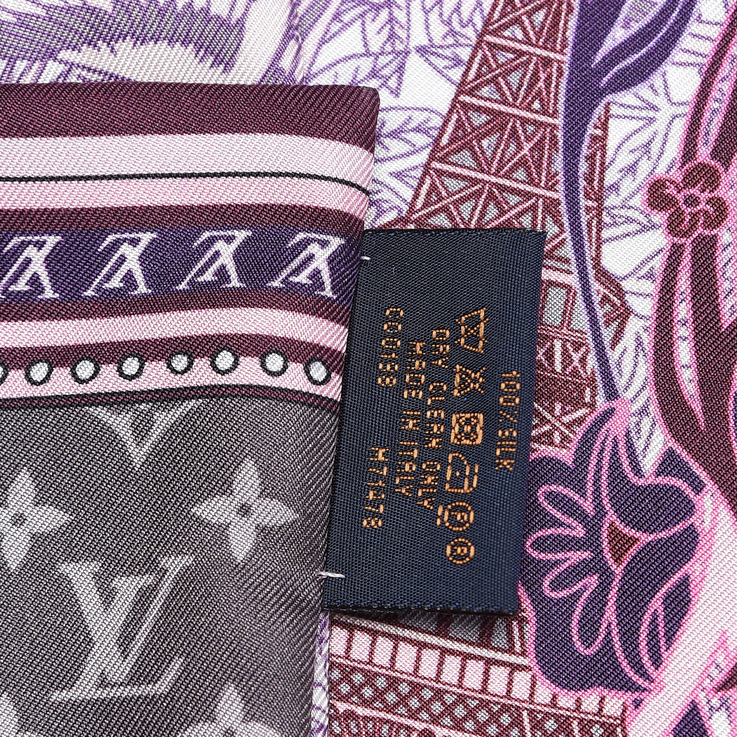Louis Vuitton Silk Louis A Paris Bandeau Rose 5 of 6