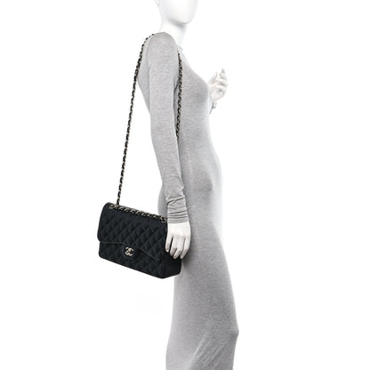 Chanel Lambskin Quilted Jumbo Double Flap Black 2 of 11