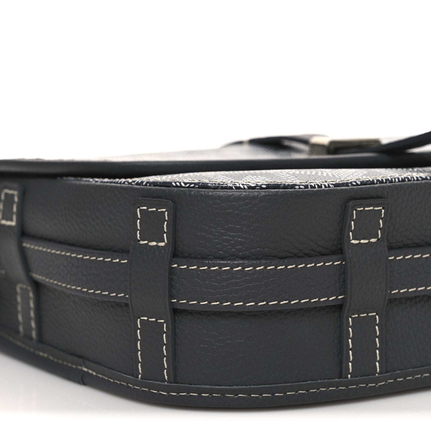 Goyardine Belvedere II PM Messenger Bag Gray