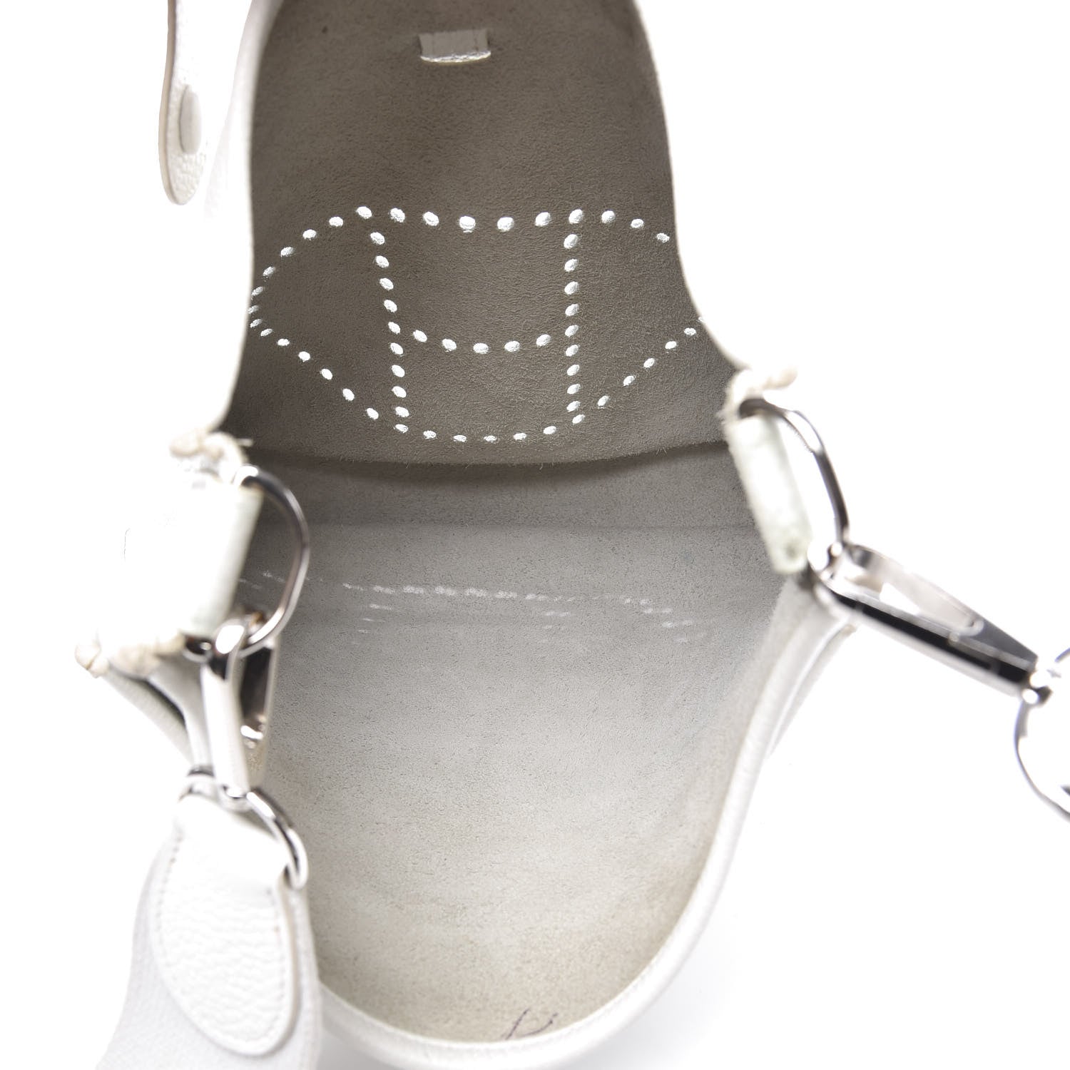 Hermes Taurillon Clemence Evelyne III PM White 4 of 20