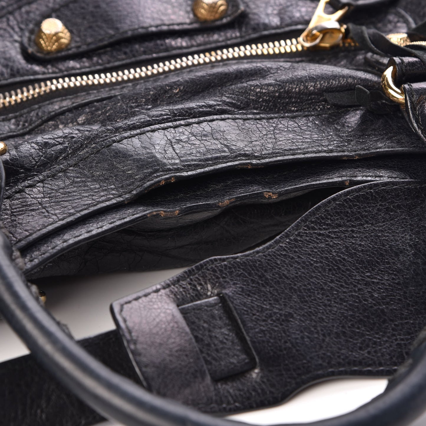 Agneau Giant 12 Gold Hardware City Black