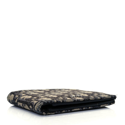 Christian Dior Oblique Compact Wallet Black 4 of 8