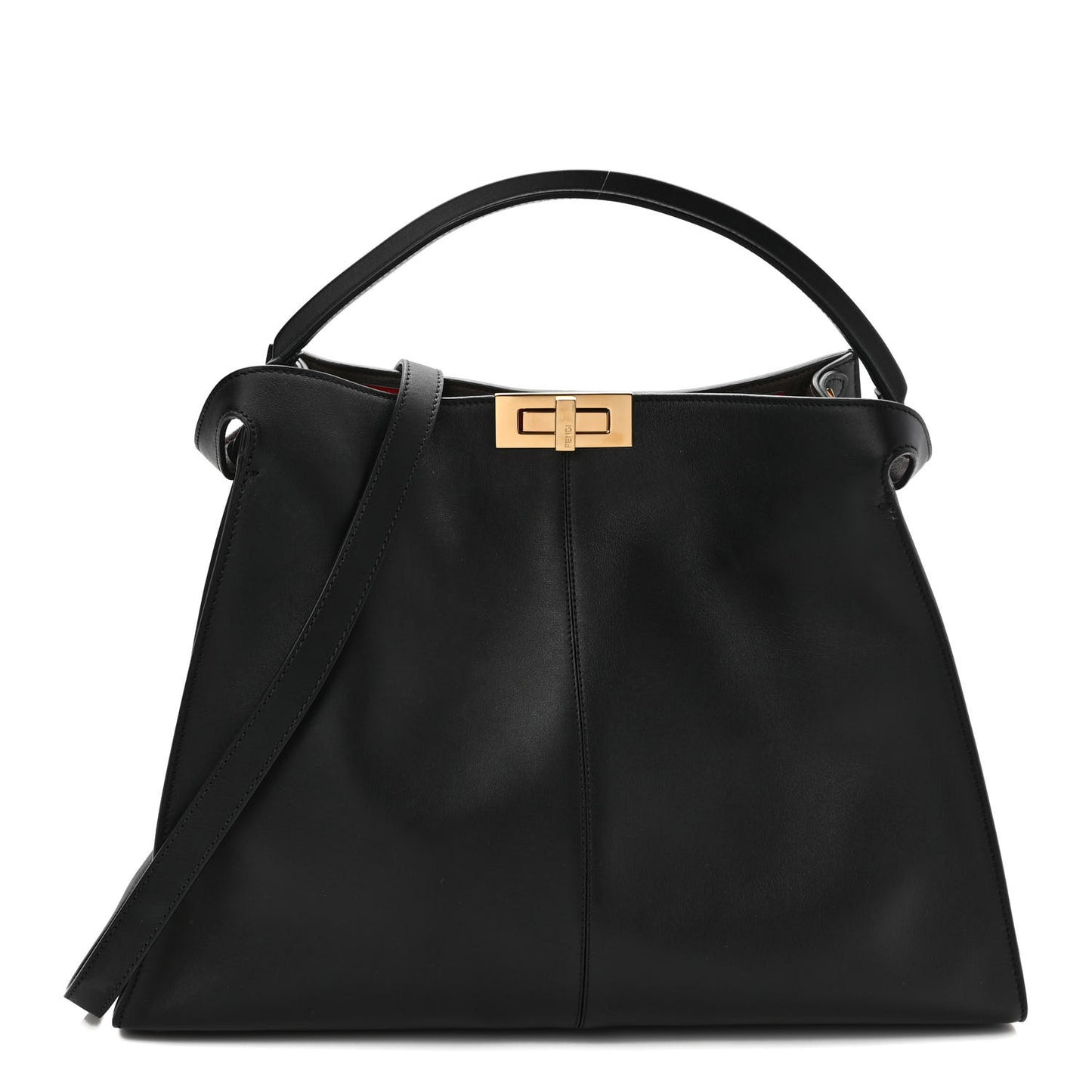 Vitello Seta Century Large Peekaboo X-Lite Black Fragola