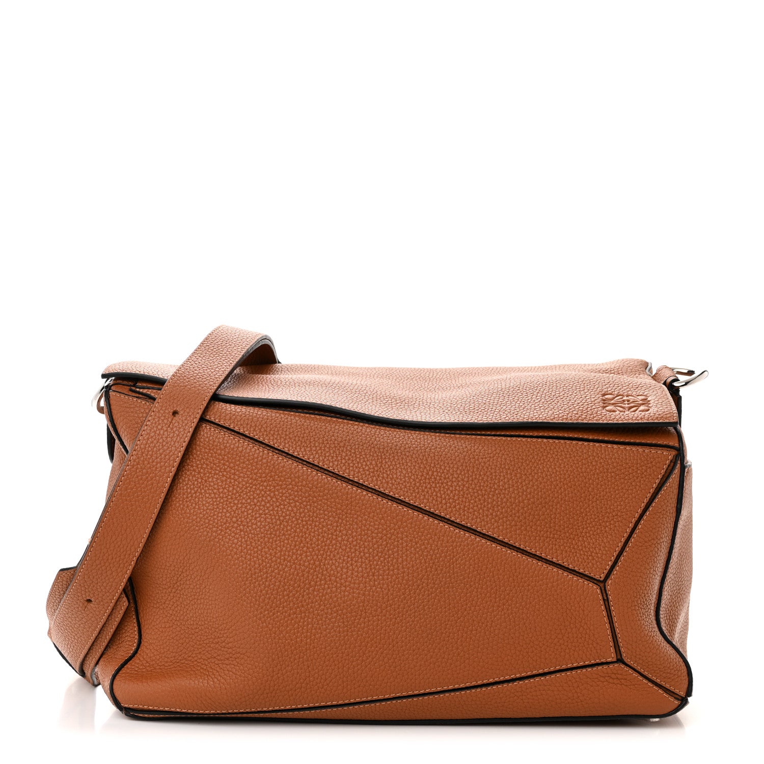 Loewe Calfskin Large Puzzle Bag Tan 1 of 11