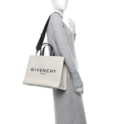 Givenchy Canvas Medium G-Tote Beige Black 2 of 12