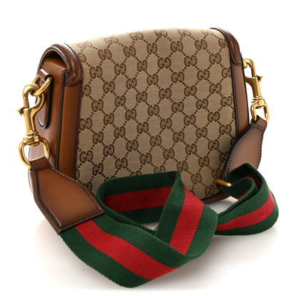 Gucci Monogram Medium Lady Web Shoulder Bag Beige Cuir 3 of 12