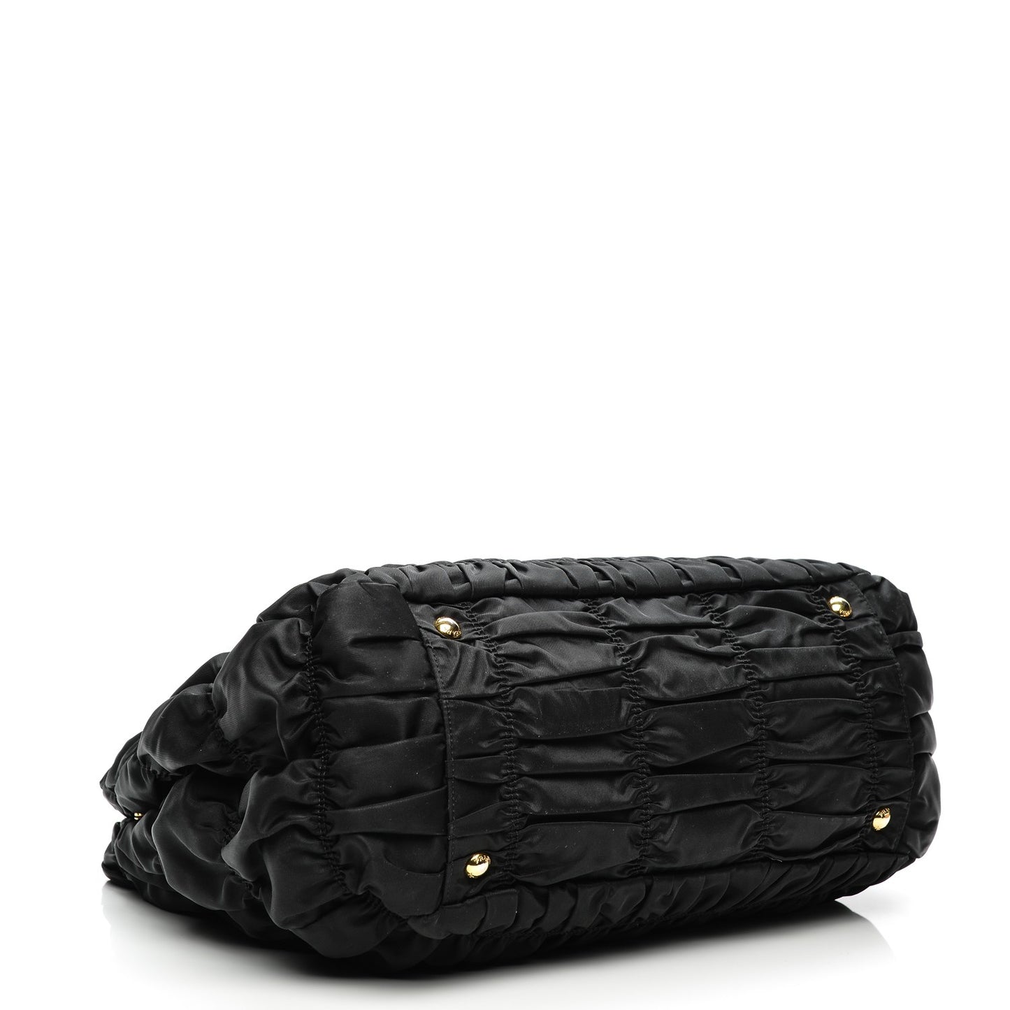 Tessuto Nylon Gaufre Tote Nero Black