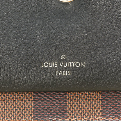 Louis Vuitton Damier Ebene Vavin Chain Wallet Black 6 of 9