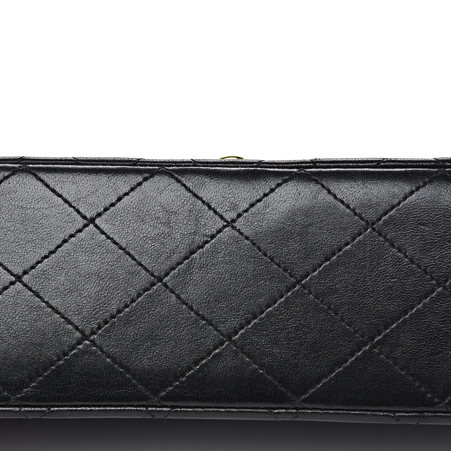 Chanel Lambskin Quilted Medium Double Flap Black 15 of 18