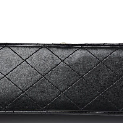 Chanel Lambskin Quilted Medium Double Flap Black 15 of 18