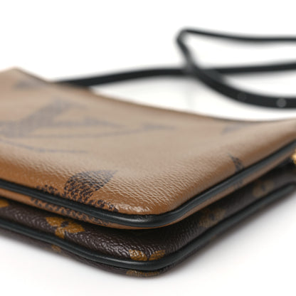 Louis Vuitton Reverse Monogram Giant Double Zip Pochette 10 of 10