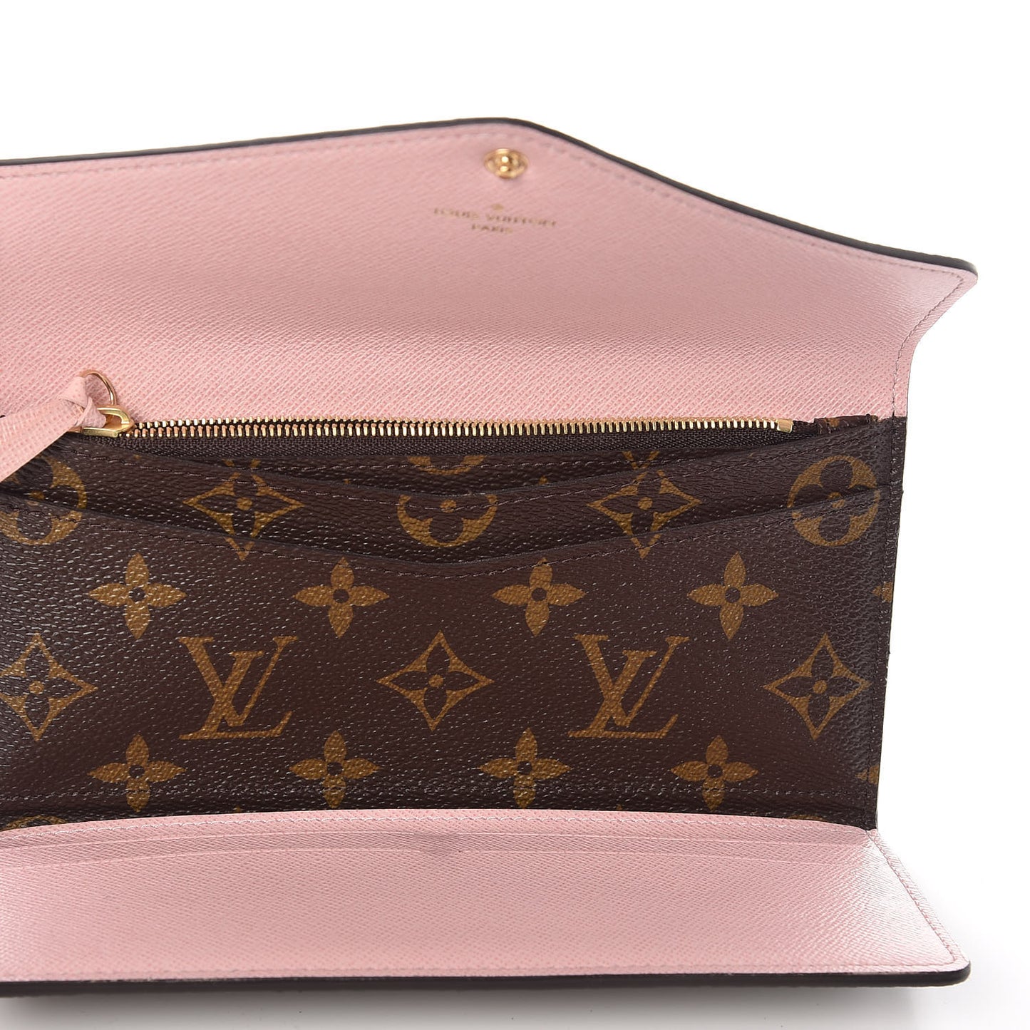 Monogram Josephine Wallet Rose Ballerine