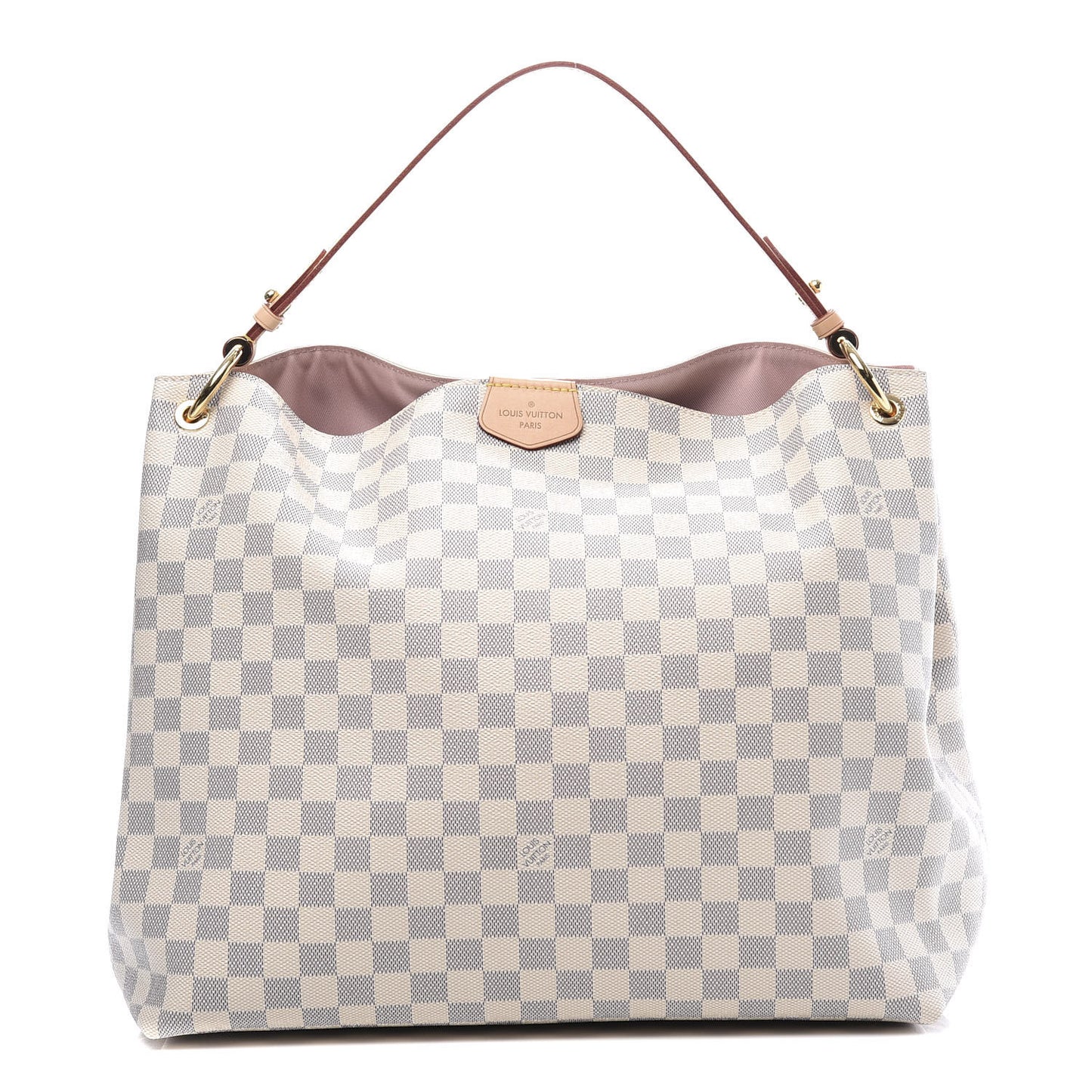 Damier Azur Graceful MM Rose Ballerine