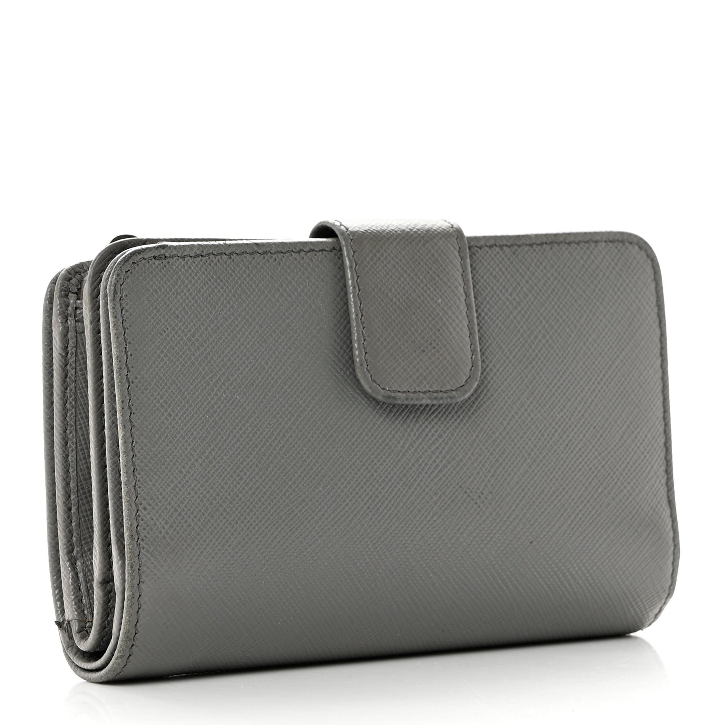 Saffiano Metal Compact Wallet Marmo