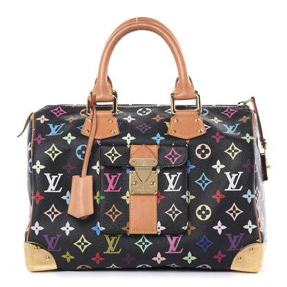 Louis Vuitton Monogram Multicolor Speedy 30 Black 1 of 15