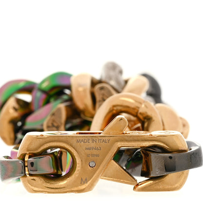 Louis Vuitton Metal Signature Chain Bracelet Rainbow 4 of 4
