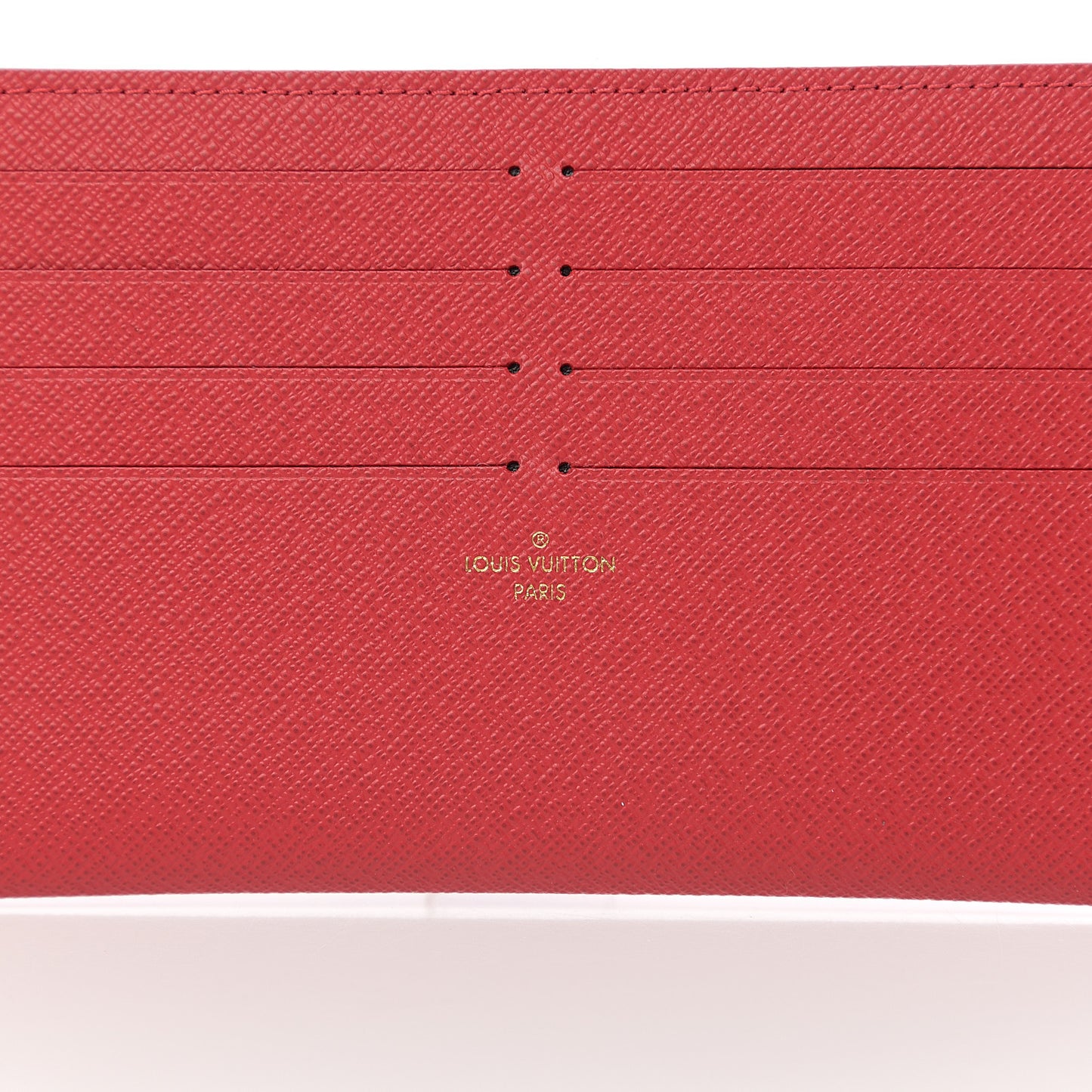 Calfskin Felicie Card Holder Insert Cherry