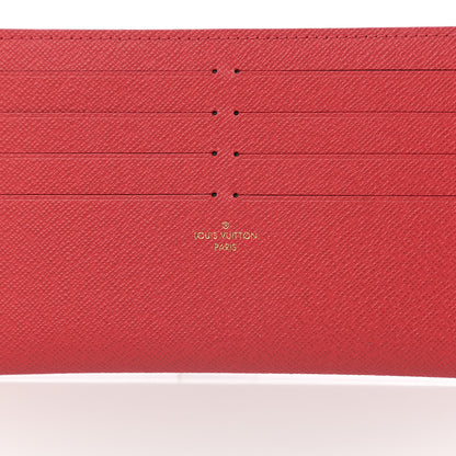 Louis Vuitton Calfskin Felicie Card Holder Insert Cherry 5 of 5