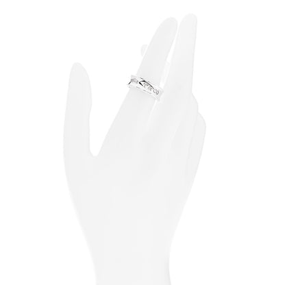 Tiffany Sterling Silver 1837 Band Ring 51 5.75 2 of 5
