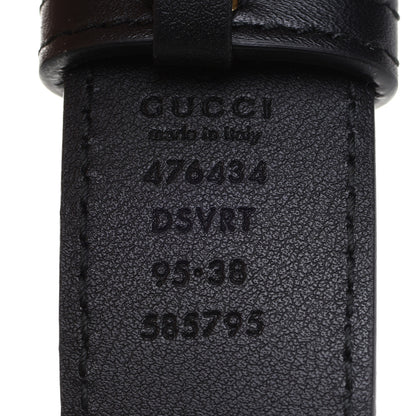 Gucci Calfskin Matelasse GG Marmont Belt Bag 95 38 Black 14 of 20
