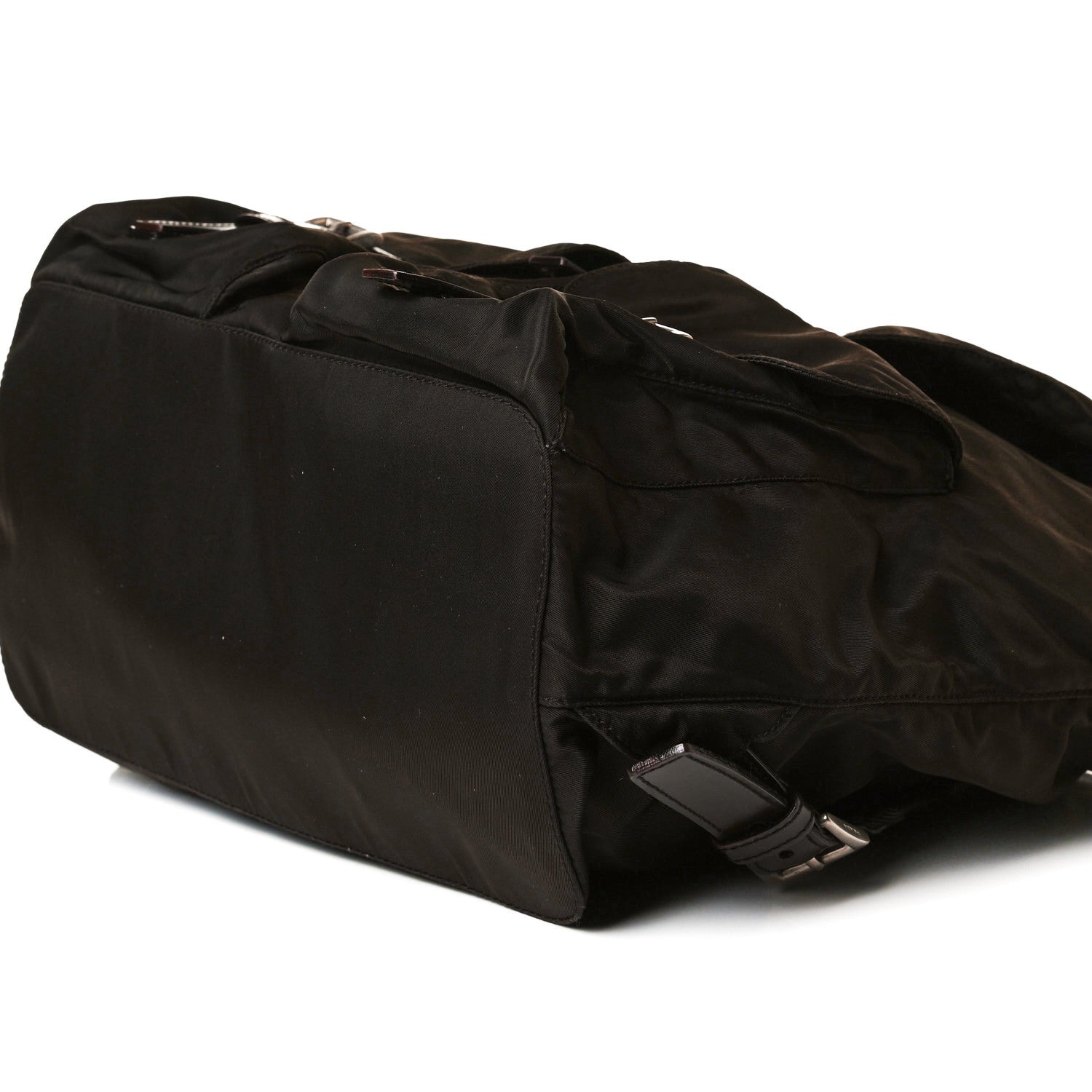 Prada Nylon Vela Medium Backpack Dark Brown 9 of 15