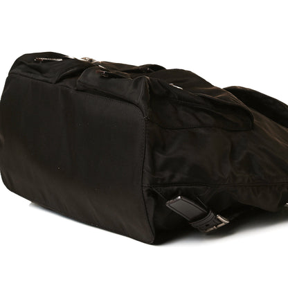Prada Nylon Vela Medium Backpack Dark Brown 9 of 15