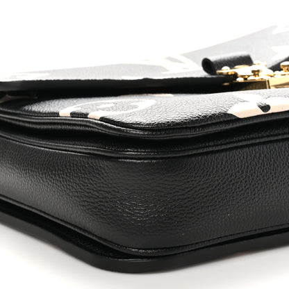 Louis Vuitton Empreinte Monogram Giant Pochette Metis Black Beige 9 of 10