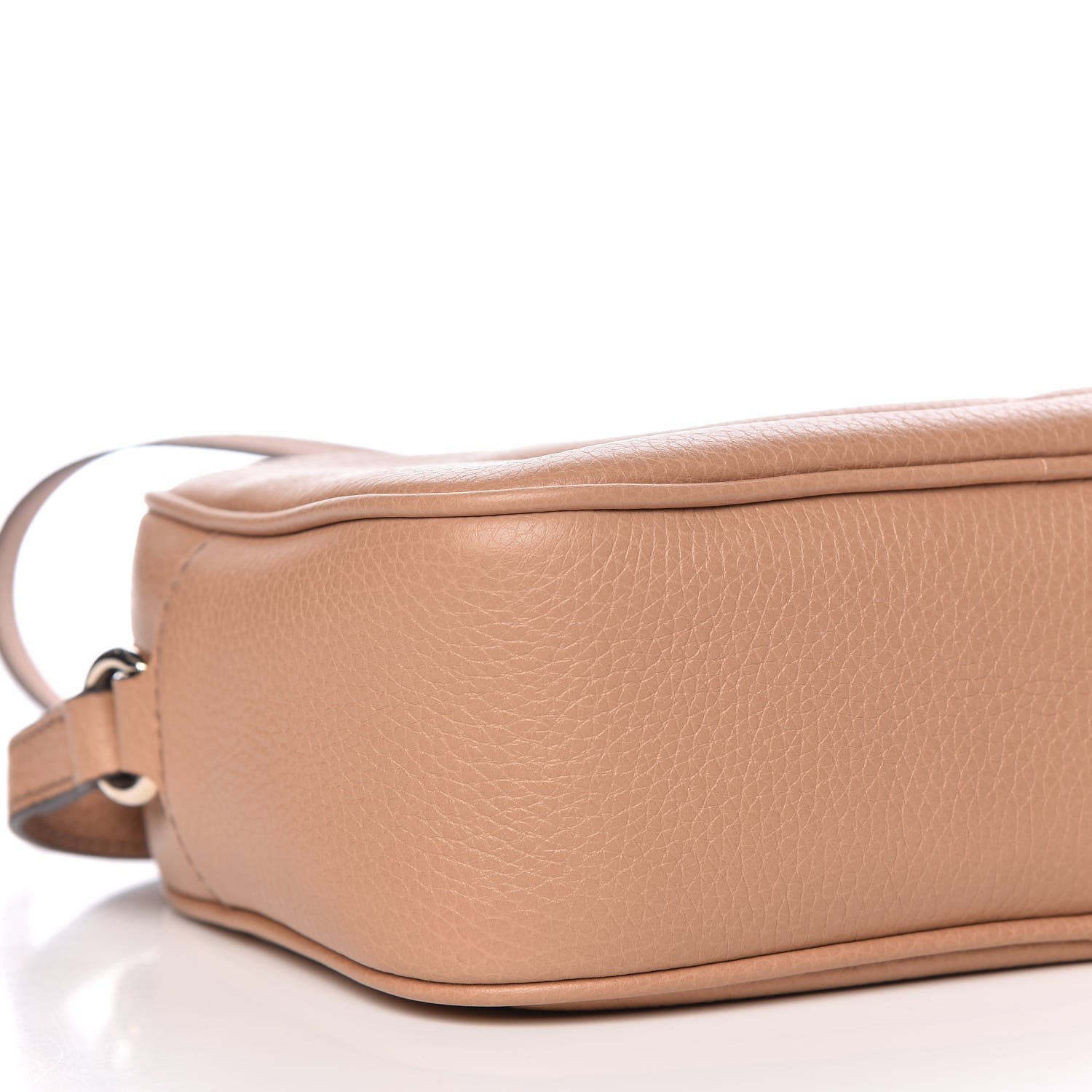 Gucci Pebbled Calfskin Small Soho Disco Bag Rose Beige 8 of 9