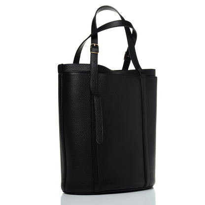 Mulberry Small Classic Grain Calfskin Bucket Tote Bag Black 4 of 21