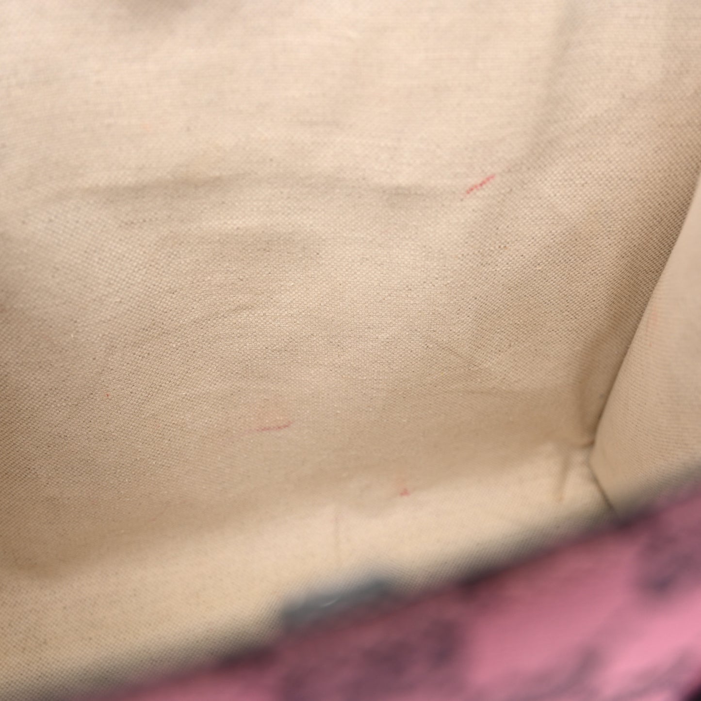 Monogram Multicolor Textured Dollar Calfskin Small Retro Interlocking G Tote Bag Pink Blue