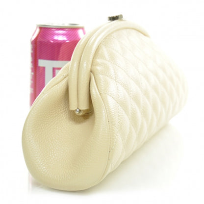 Chanel Caviar Quilted Timeless Clutch Beige Clair 2 of 13